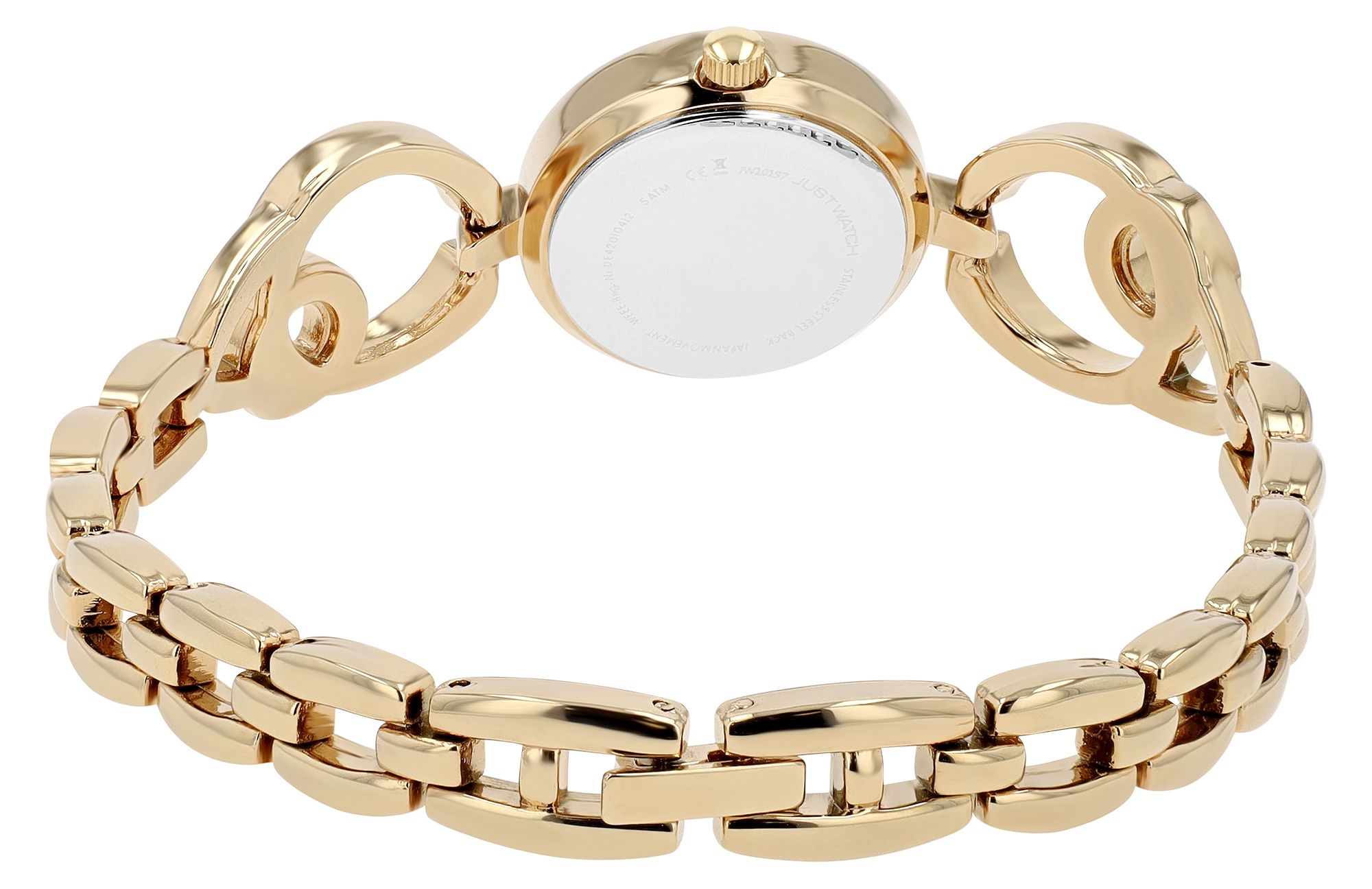 Just Watch Damenuhr "Liana" mit Gliederarmband, Ø 24 mm, goldfarben/blau