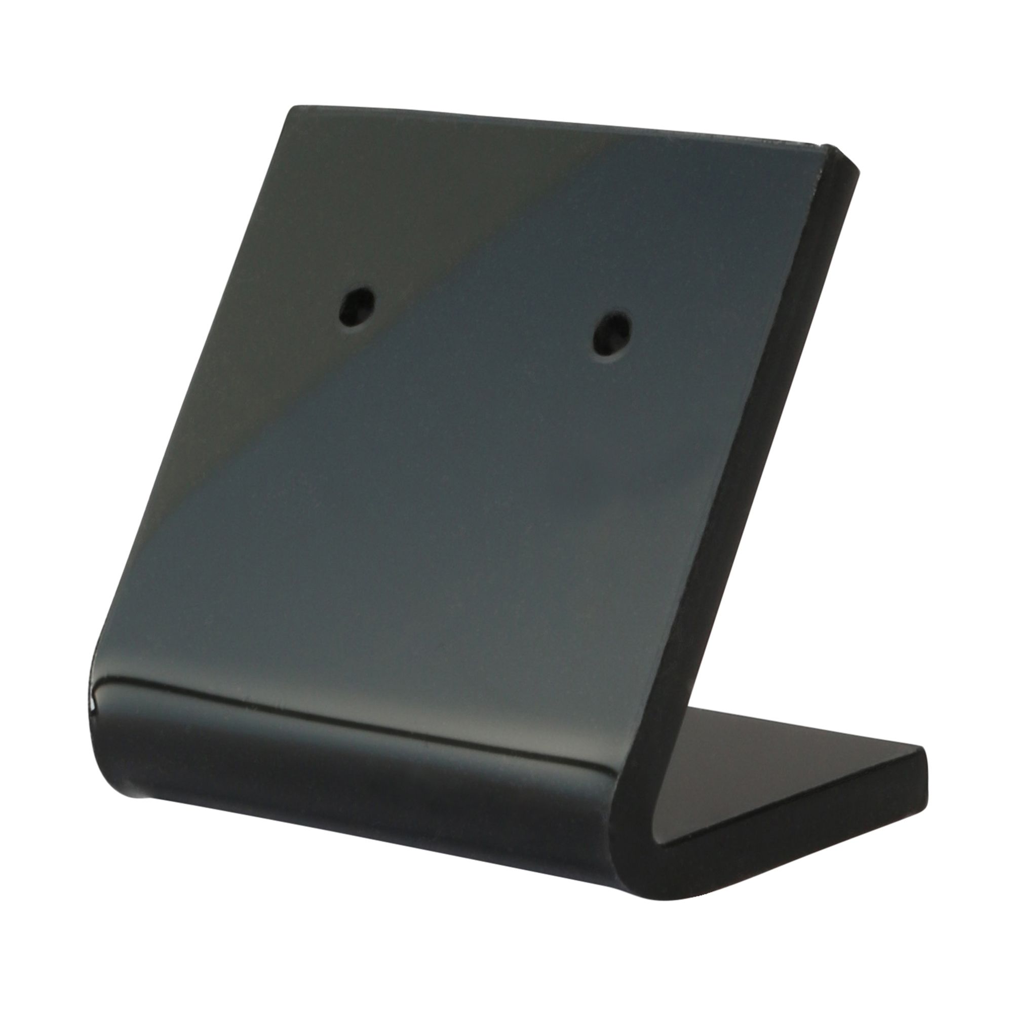 Acryl Aufsteller für ein Paar Ohrstecker, 3 x 3 x 2 cm, schwarz
