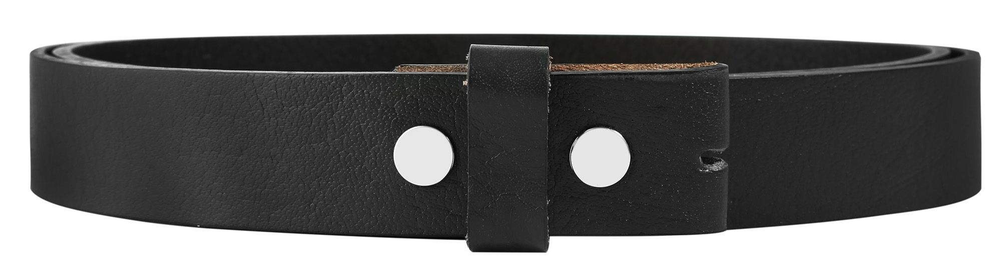 Leonardo Verrelli Echtleder Gürtel für Wechselschnallen, dunkelgrau, 100 cm