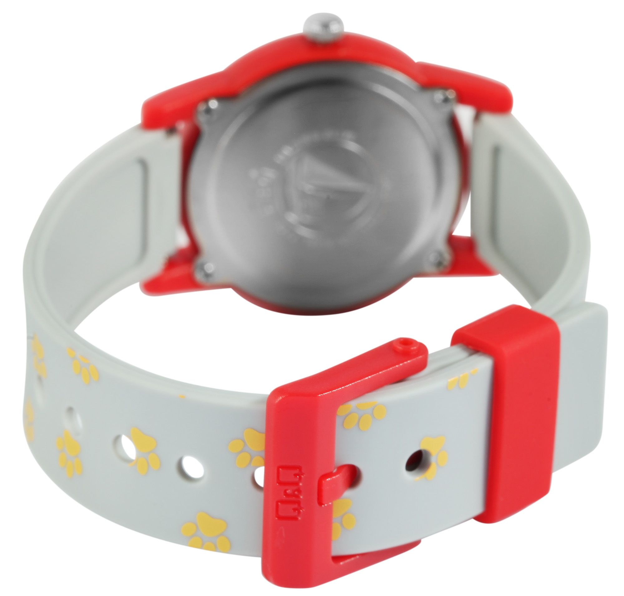 Q&Q Kinderuhr mit Silikonarmband, "Hund/ Hundepfote", 10 Bar