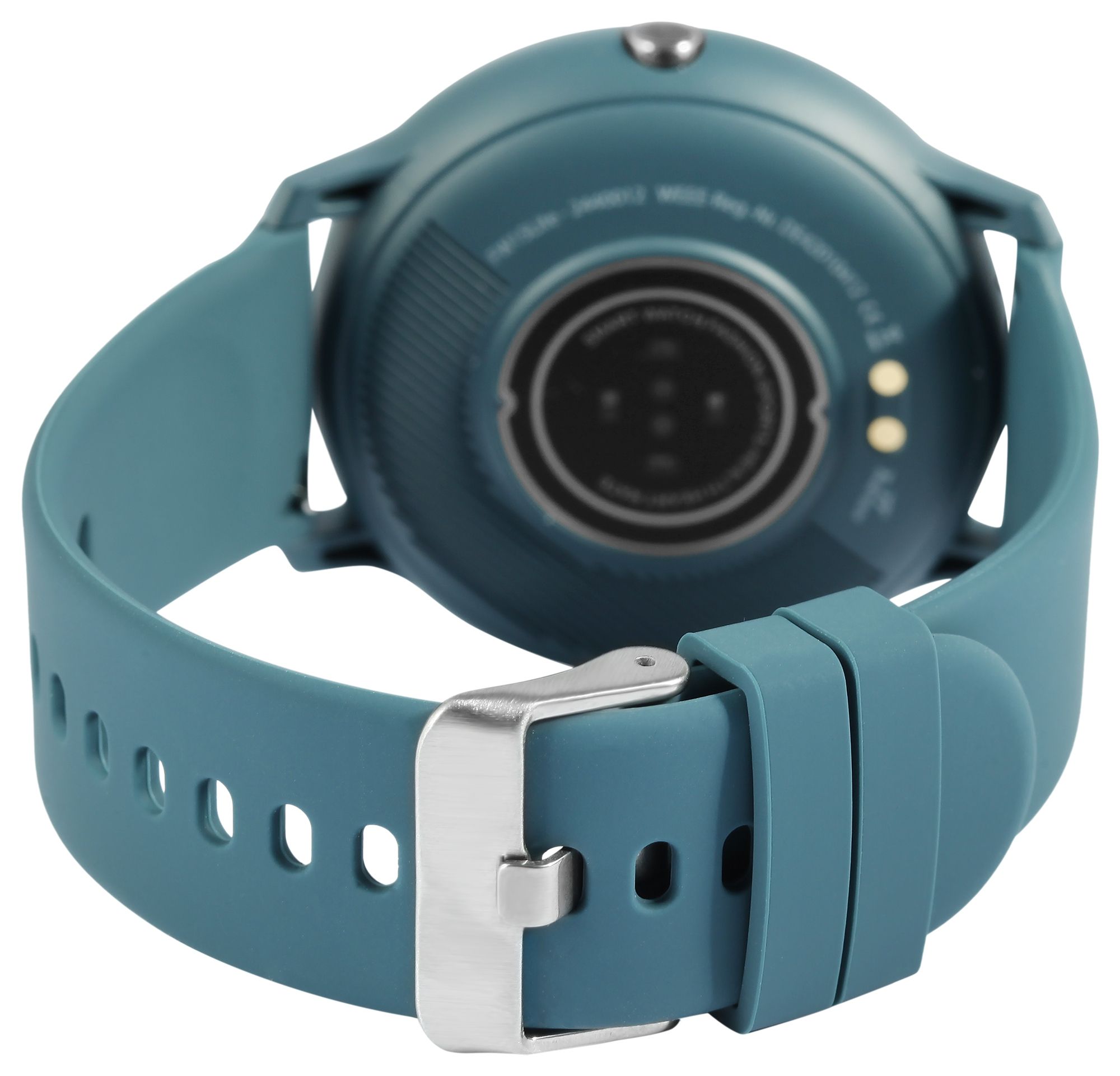 TimeTech Smartwatch mit Silikonarmband, blau