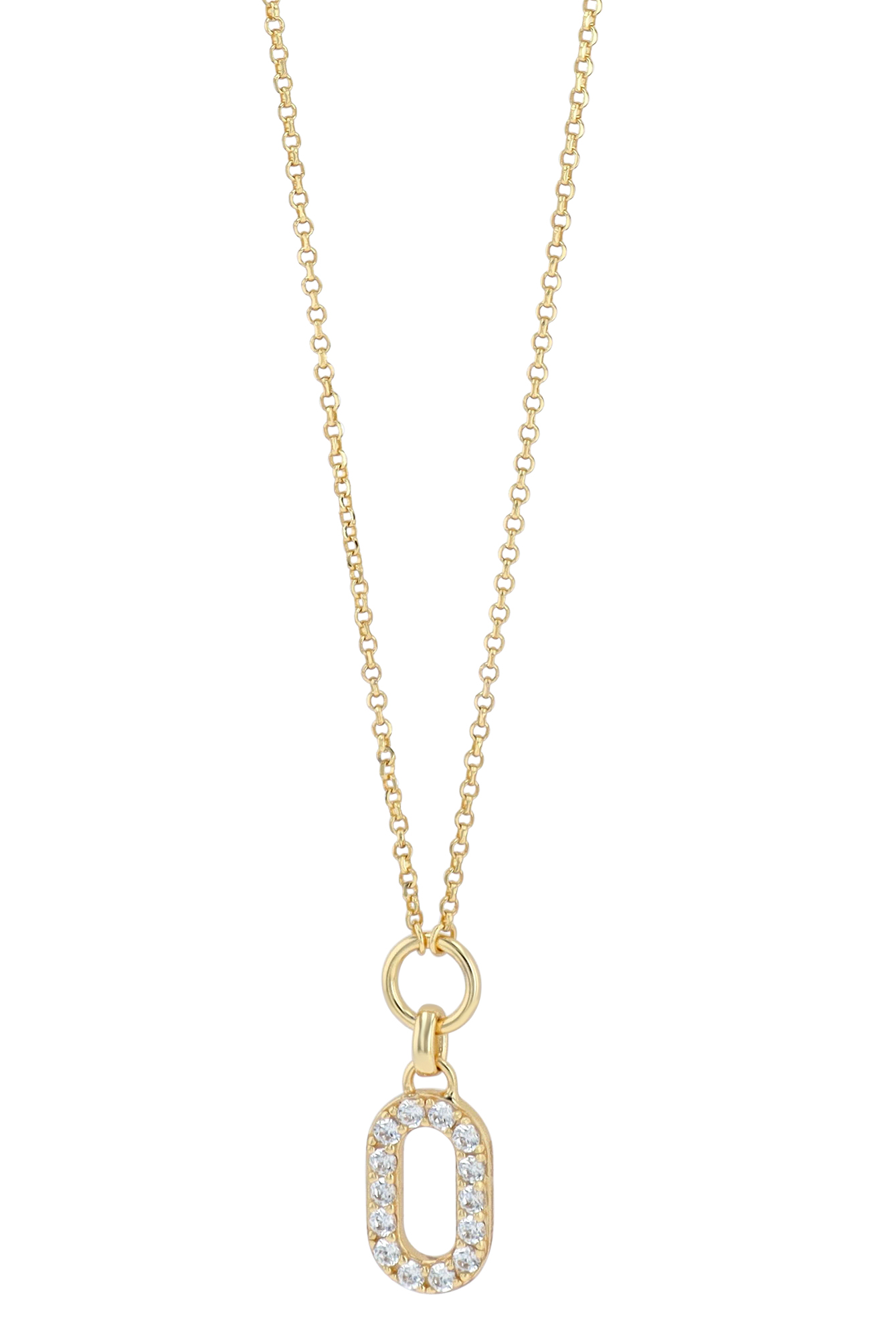 Sif Jakobs Jewellery 925/- Echt Silber Kette mit Anhänger "Capizzi Piccolo", vgold., 45 cm (kürzbar)