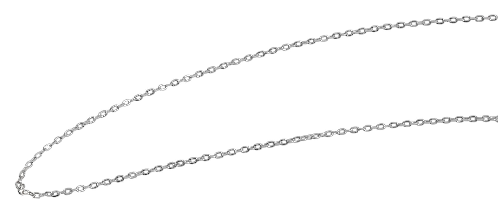 Echtsilber Ankerkette aus 925/- Sterling Silber, 42+3 cm
