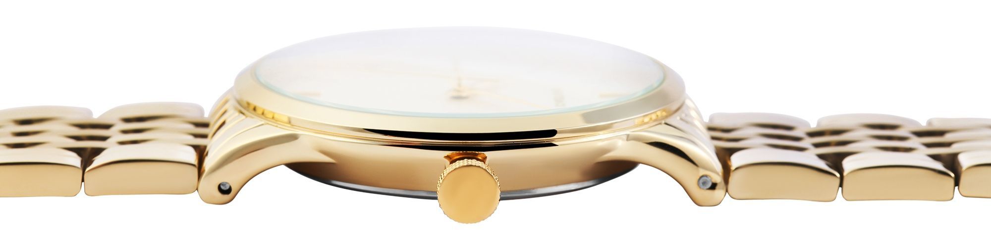 Just Watch Unisexuhr mit Edelstahlarmband, goldfarben
