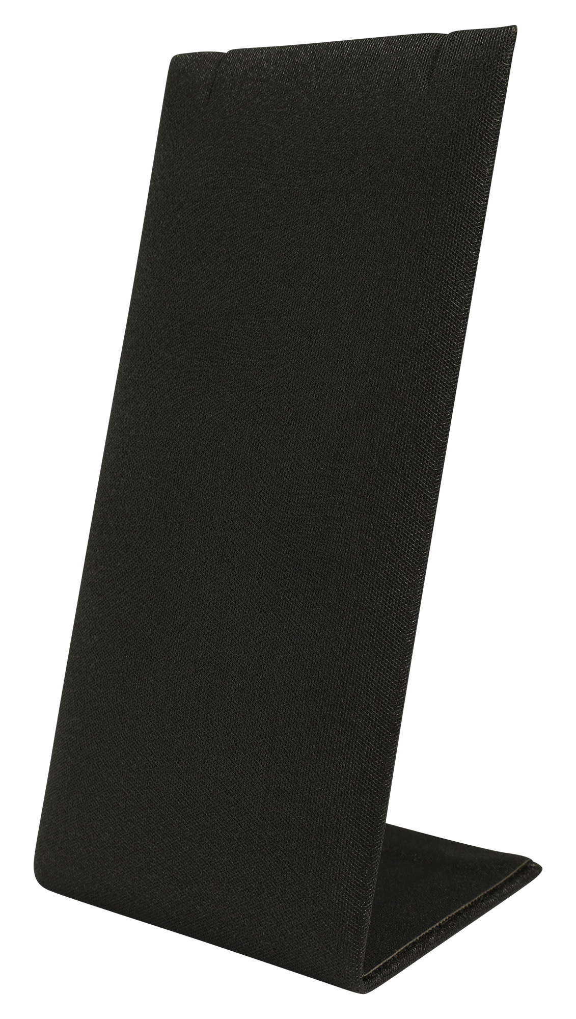 Aufsteller für Ketten (Dekoserie Soft), PU-bezogen, 10 cm, schwarz