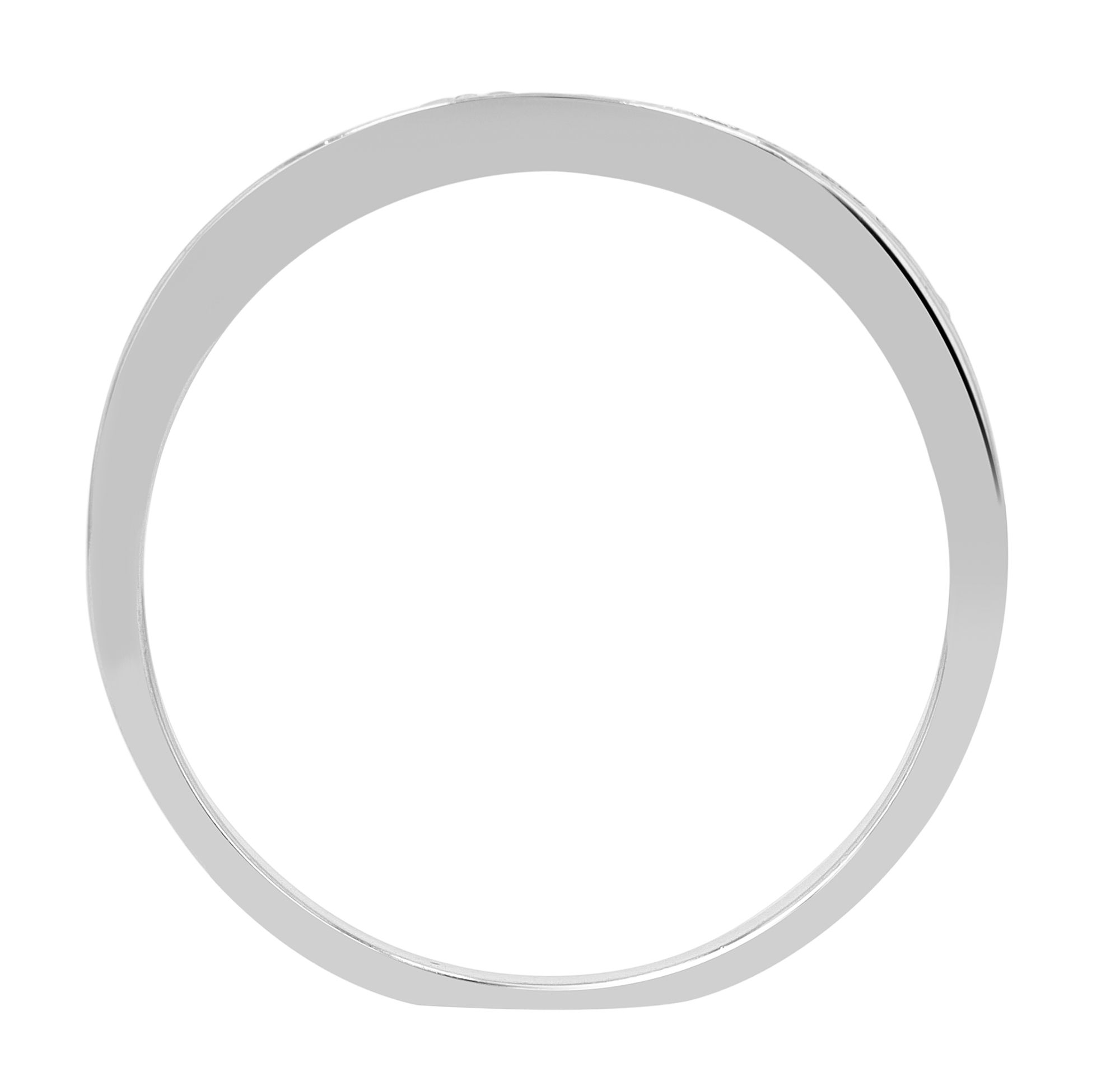 925 Echt Silber Ring, Zirkonia gefasst, 925/rhodiniert, Gr. 56