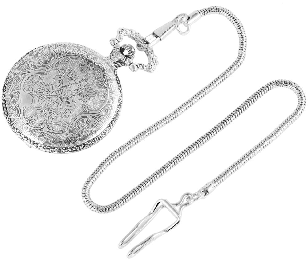Excellanc Taschenuhr, Jäger, silber- und goldfarben
