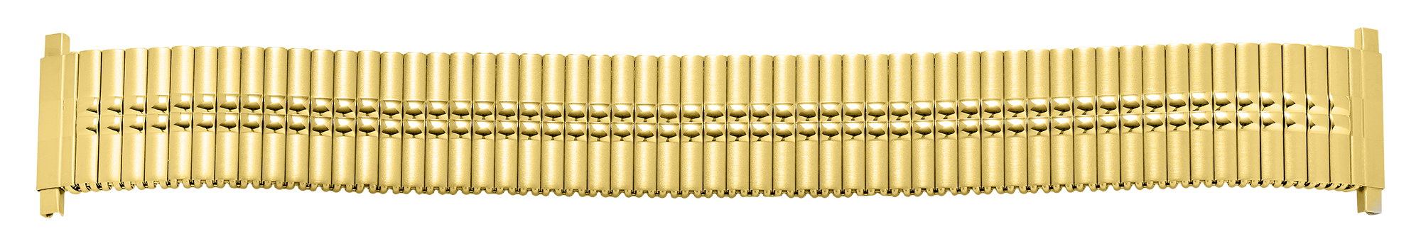 Unisex Edelstahl Zugarmband., goldfarben, 20 mm
