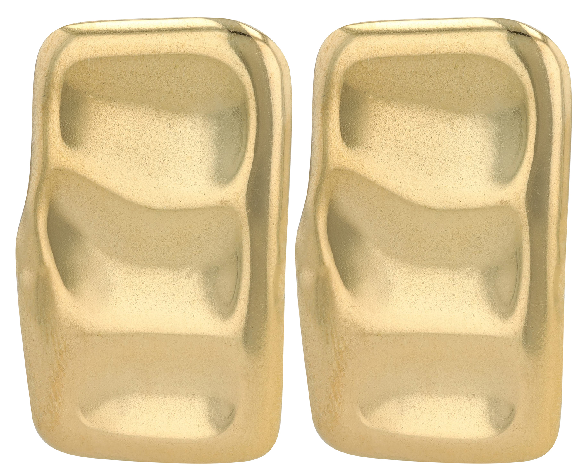 "Klaudi" Edelstahl Ohrstecker, goldfarben