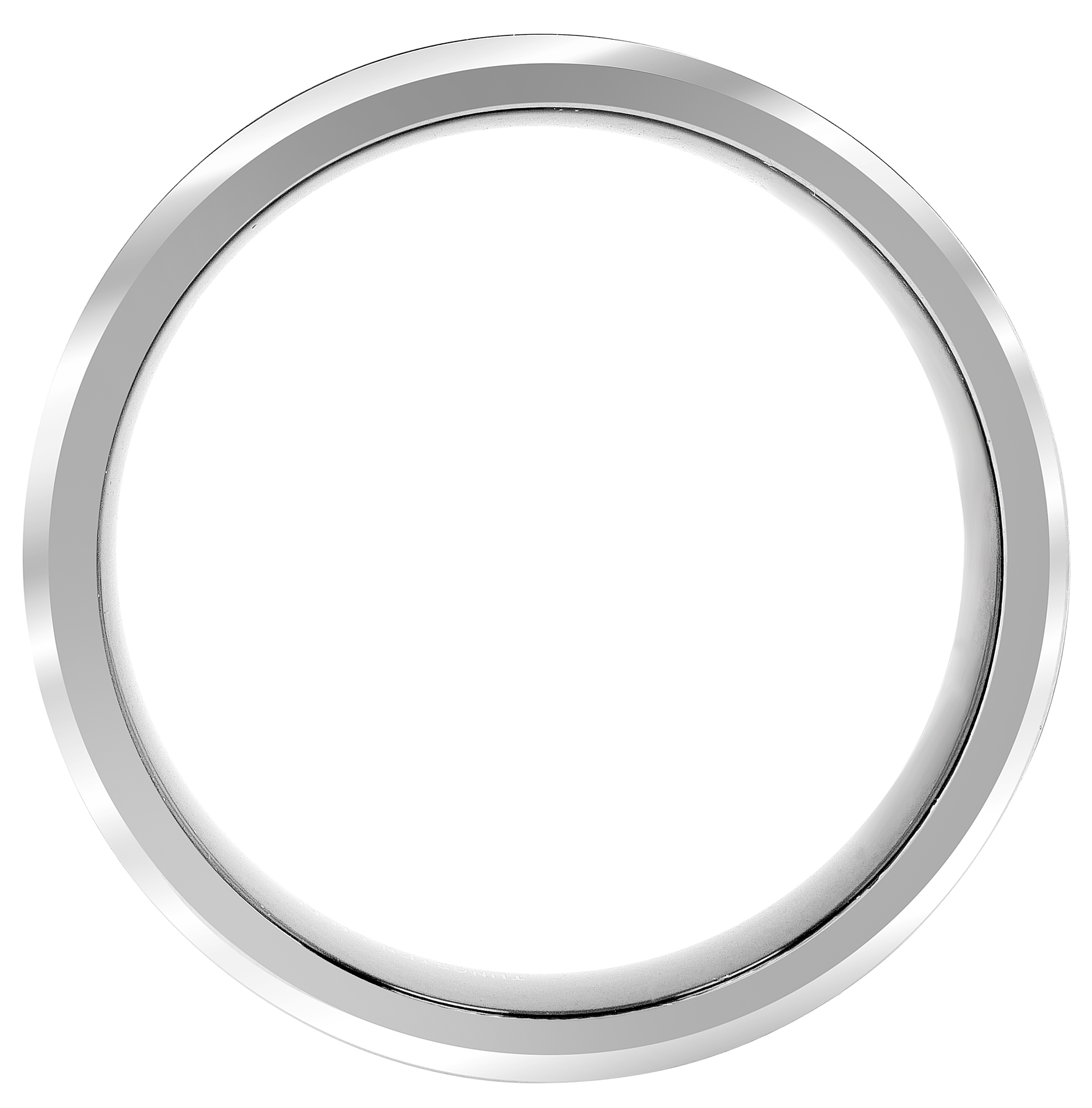 "Moros" Herren-Ring Gr 68, aus Tungsten, bicolor (schwarz/ silberfarben)