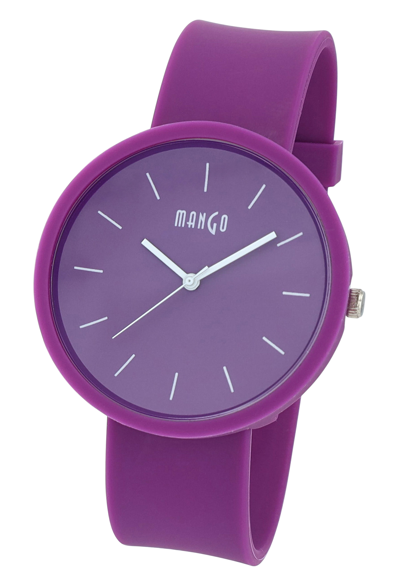 Mango Uhren Ø 42 mm, Silikonband, lila