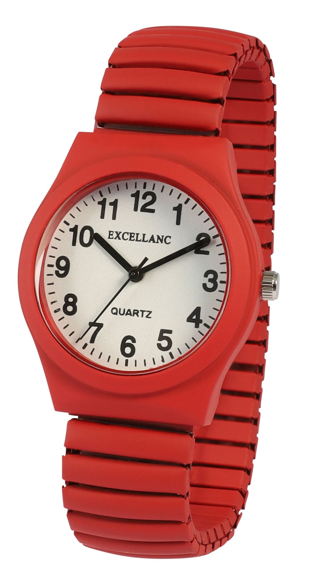 Excellanc Damenarmbanduhr mit Edelstahlzugband