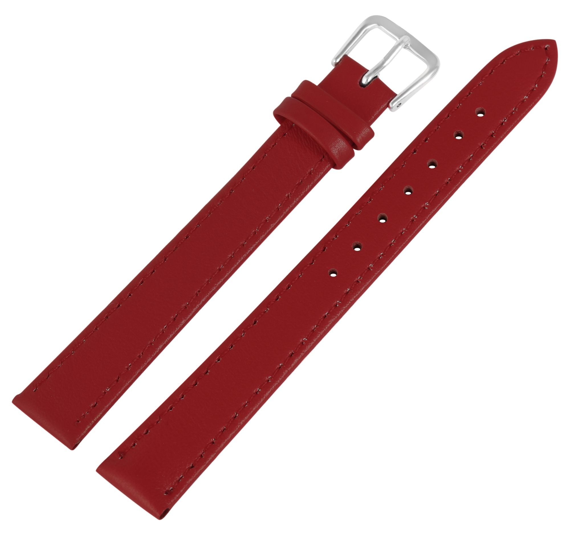 Echtleder-Uhrenarmbandset, XXL, VE 6, rot, 12 mm