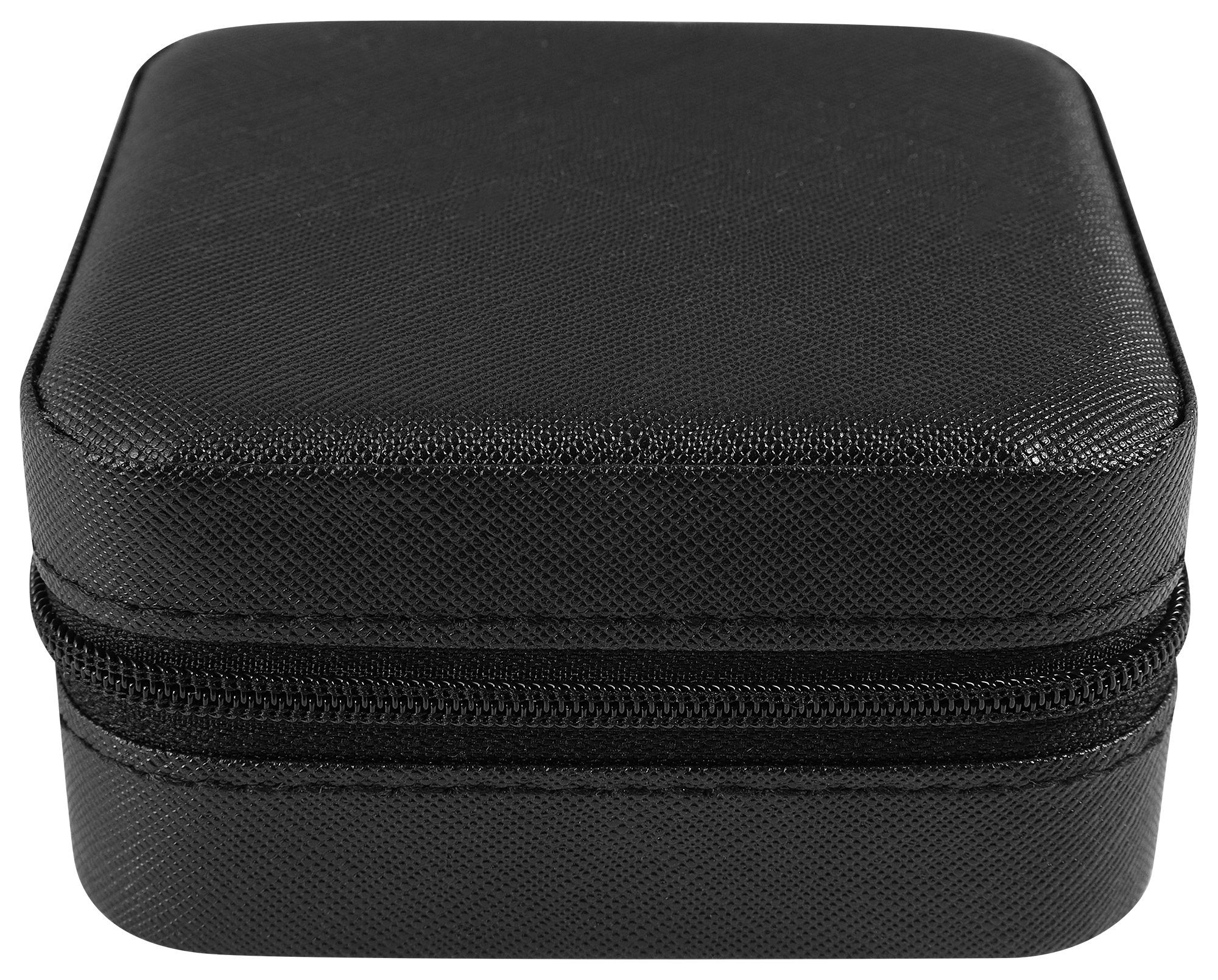 Aufbewahrungsbox für Schmuck/ Schmuck-Etui, 10 x 10 cm, grau, schwarz