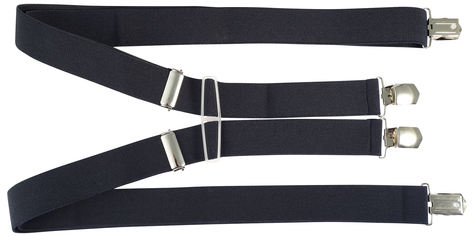 Hosenträger, 100 cm, elastisch, grau