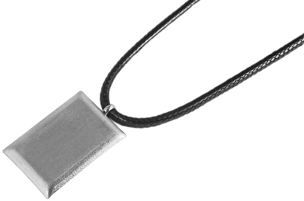 Akzent Textil Unisex Lederimitatkette, Länge: 45 cm / Stärke: 3 mm