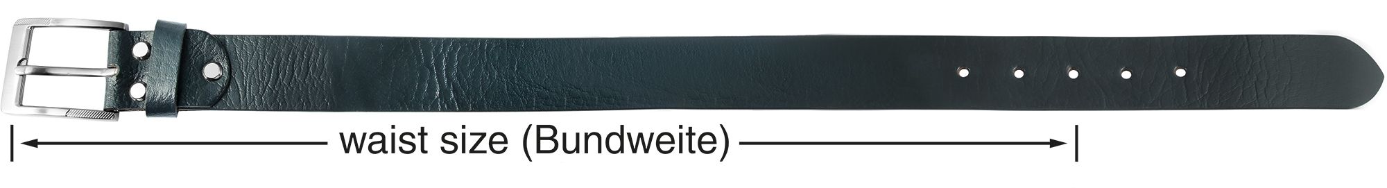 Leonardo Verrelli Echtleder Gürtel, kürzbar, dunkelgrau, 90 cm