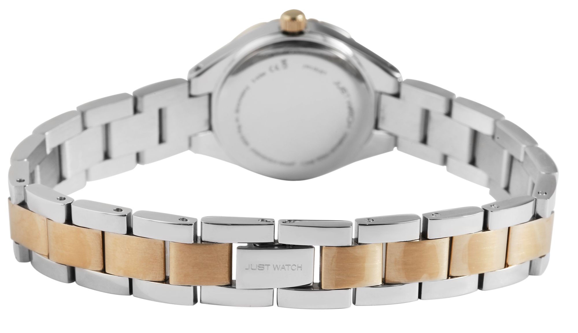 Just Watch Damenuhr mit Edelstahlarmband, silber- & goldfarben