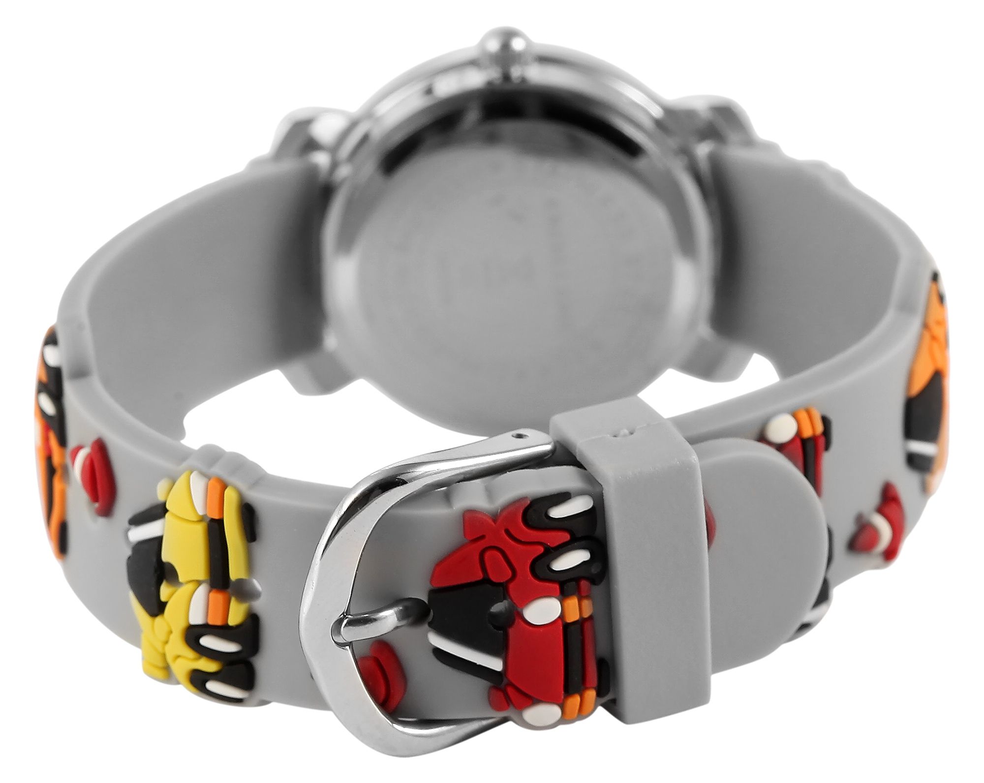 Excellanc Kinderarmbanduhr, Silikonarmband, silberfarben/grau