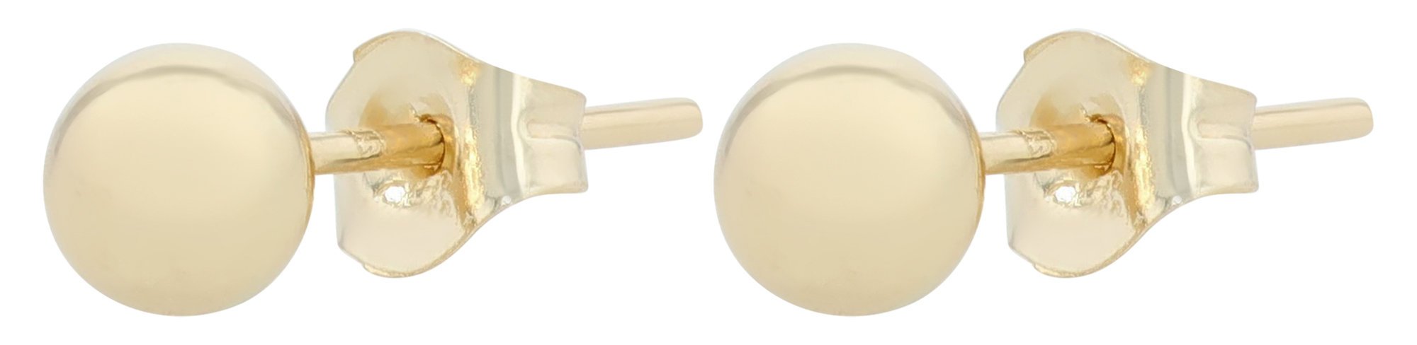 333/- Echt Gold "Nyra" Ohrstecker - Kugel Ø 4 mm, Gelbgold, 8 Karat
