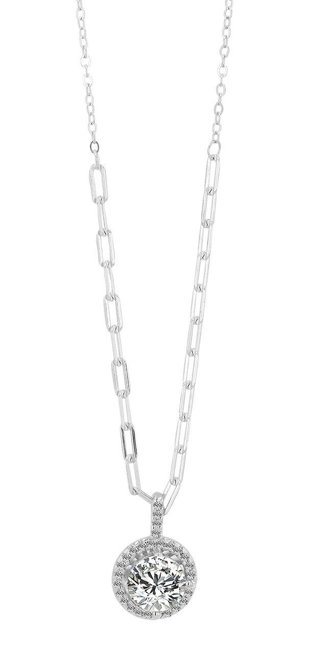 "Maravilla" Kreis, 925/- Echt Silber Kette mit Anhänger