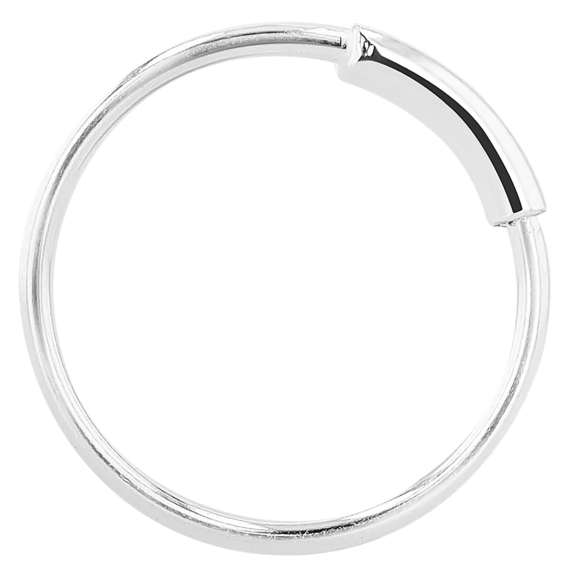 "Voula" Nasenring/ Nasenpiercing , 925/- Echt Silber, rhodiniert, VE-20 Stück