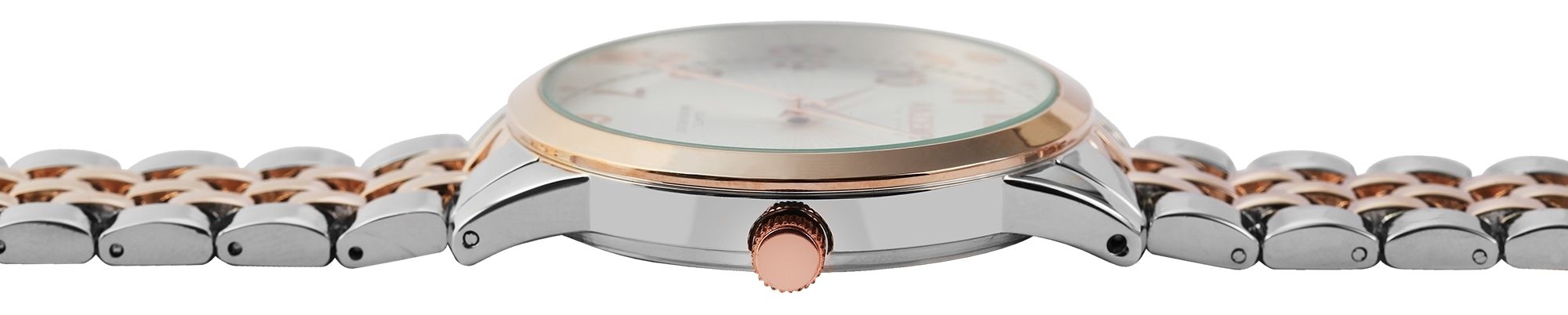 Akzent Exclusive Herrenarmbanduhr mit Metallband