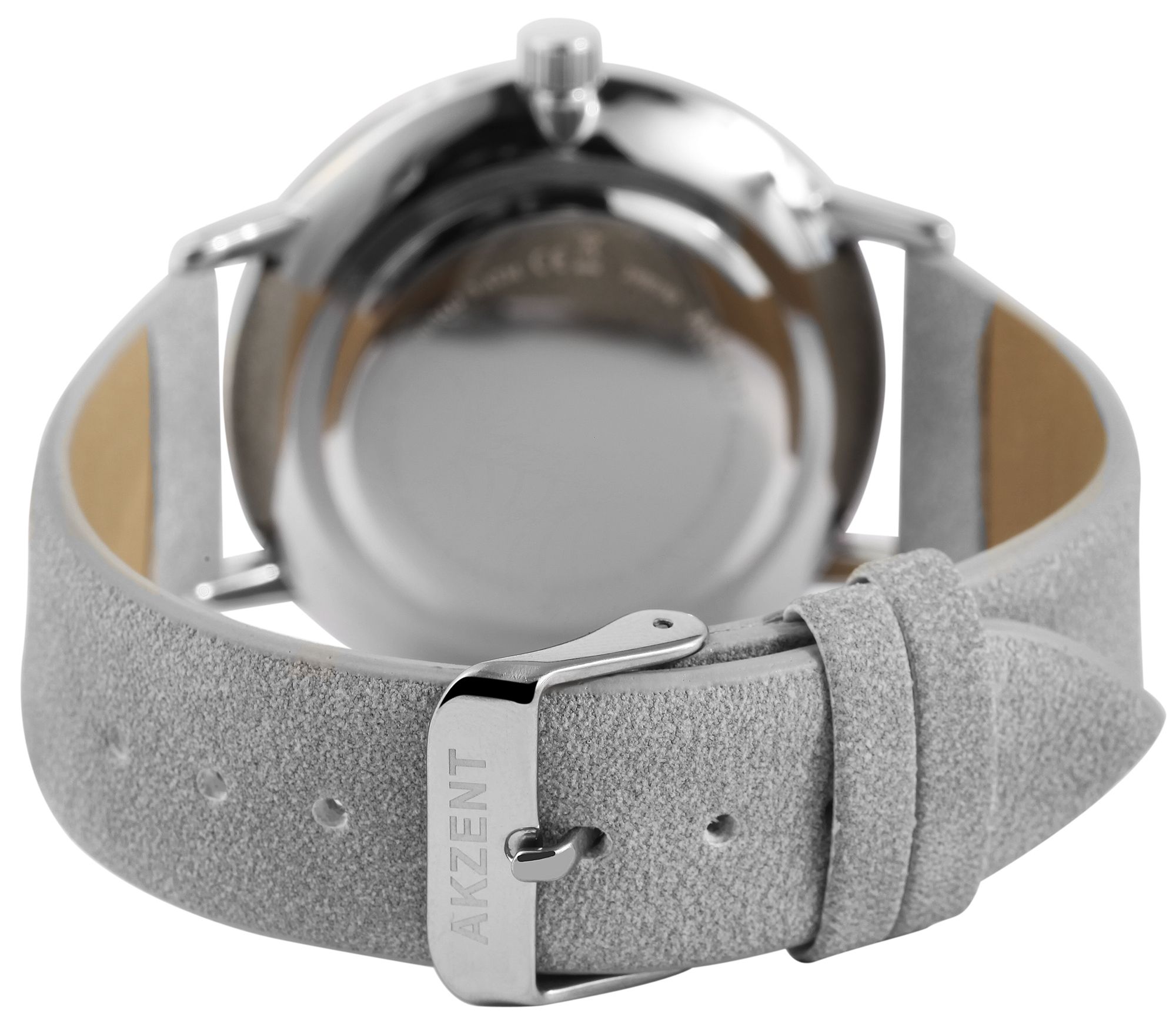 AKZENT EXCLUSIVE Herrenuhr mit Band aus Lederimitat