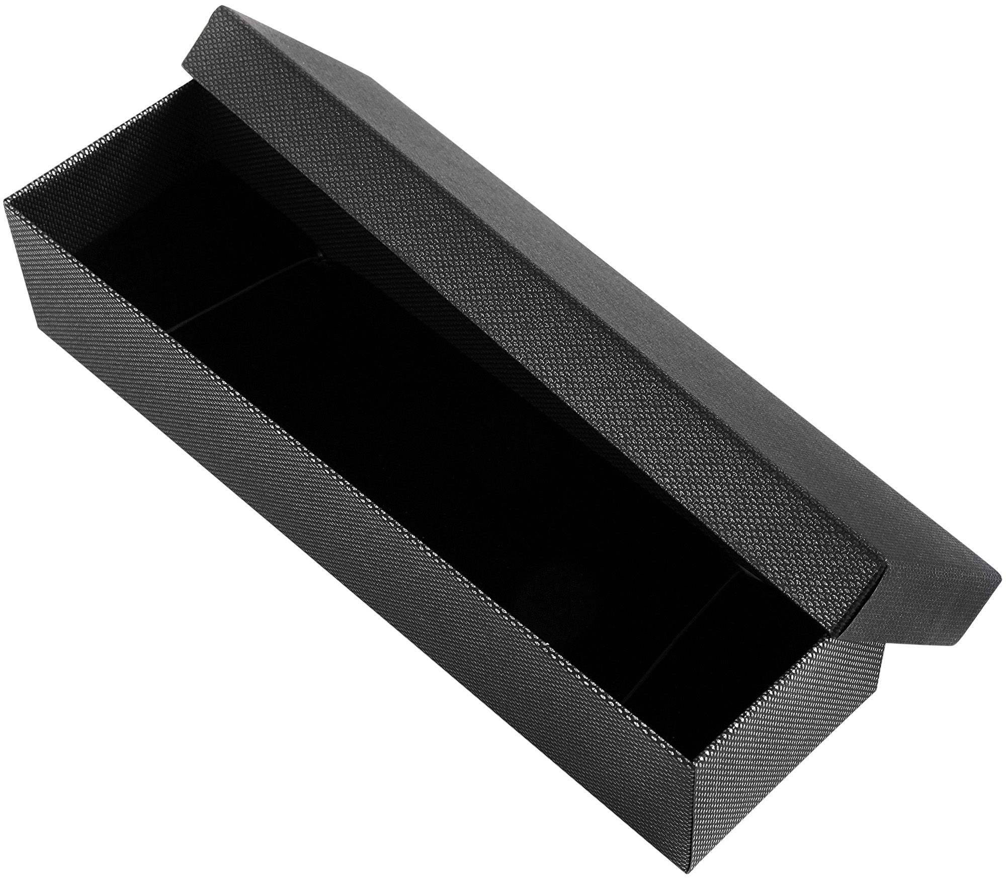 Uhrenbox, Pappe, grau, VE 4, 24 cm x 7 cm x 5 cm