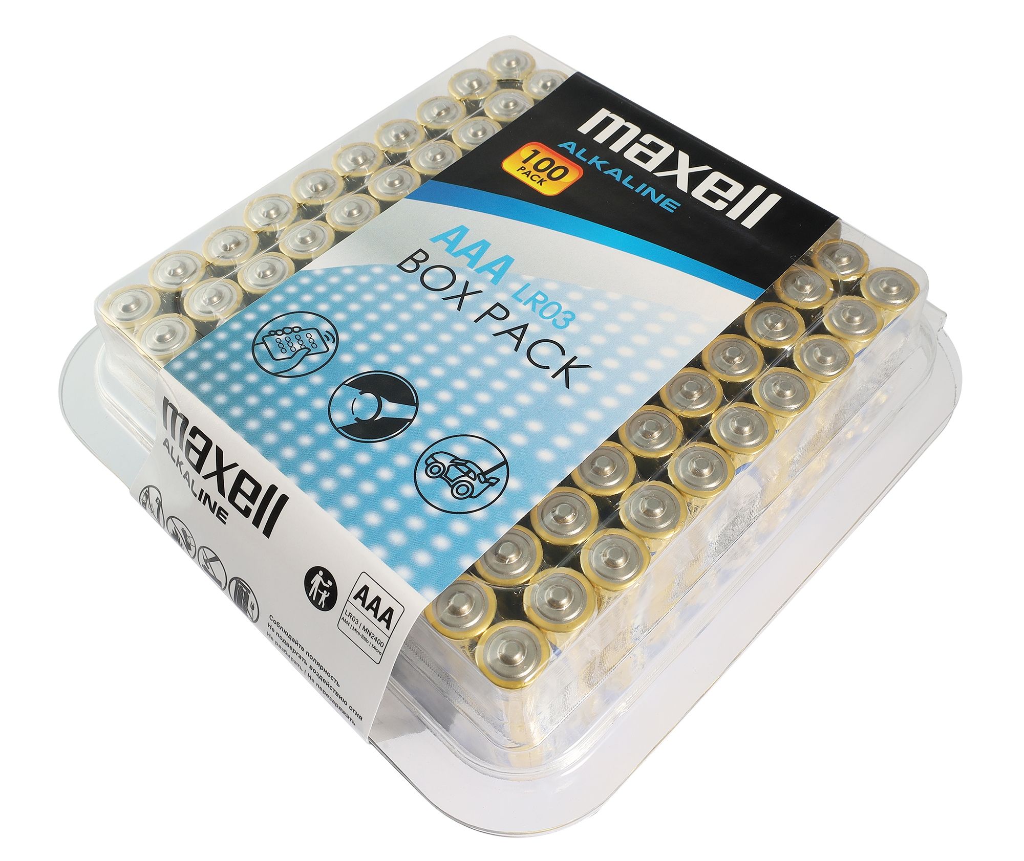 Maxell Alkaline LR03/LR6 im 100er Paket