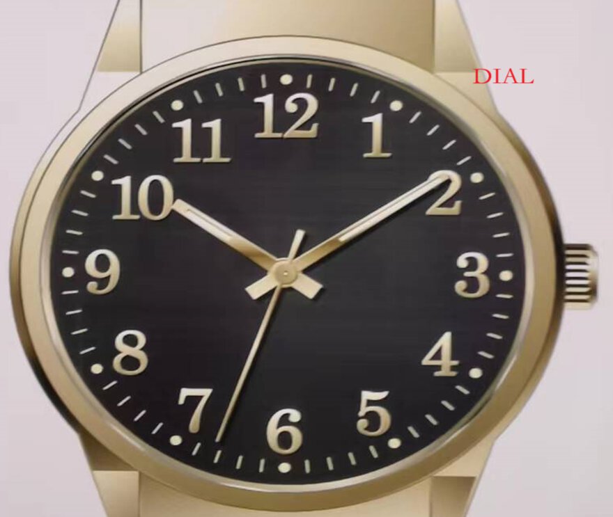 Excellanc Herrenuhr mit Lederimitationsarmband, verschiedene Farben