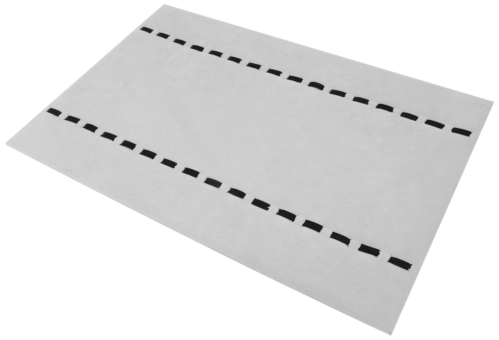 Uhrendisplay, grau, mit Gummizug, 39 cm x 26 cm x 0,5 cm