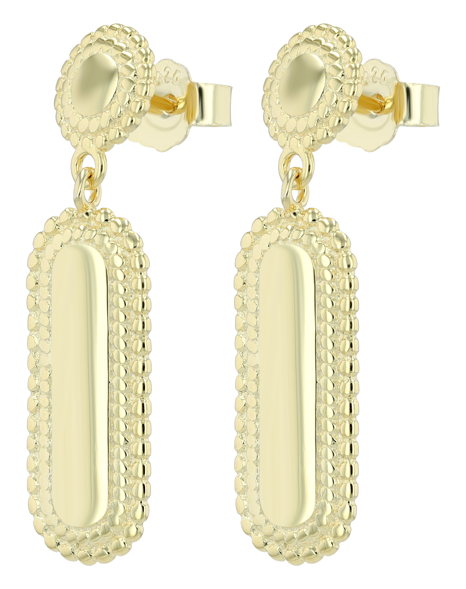 "Kiana" 925/- Echt Silber Ohrhänger, vergoldet