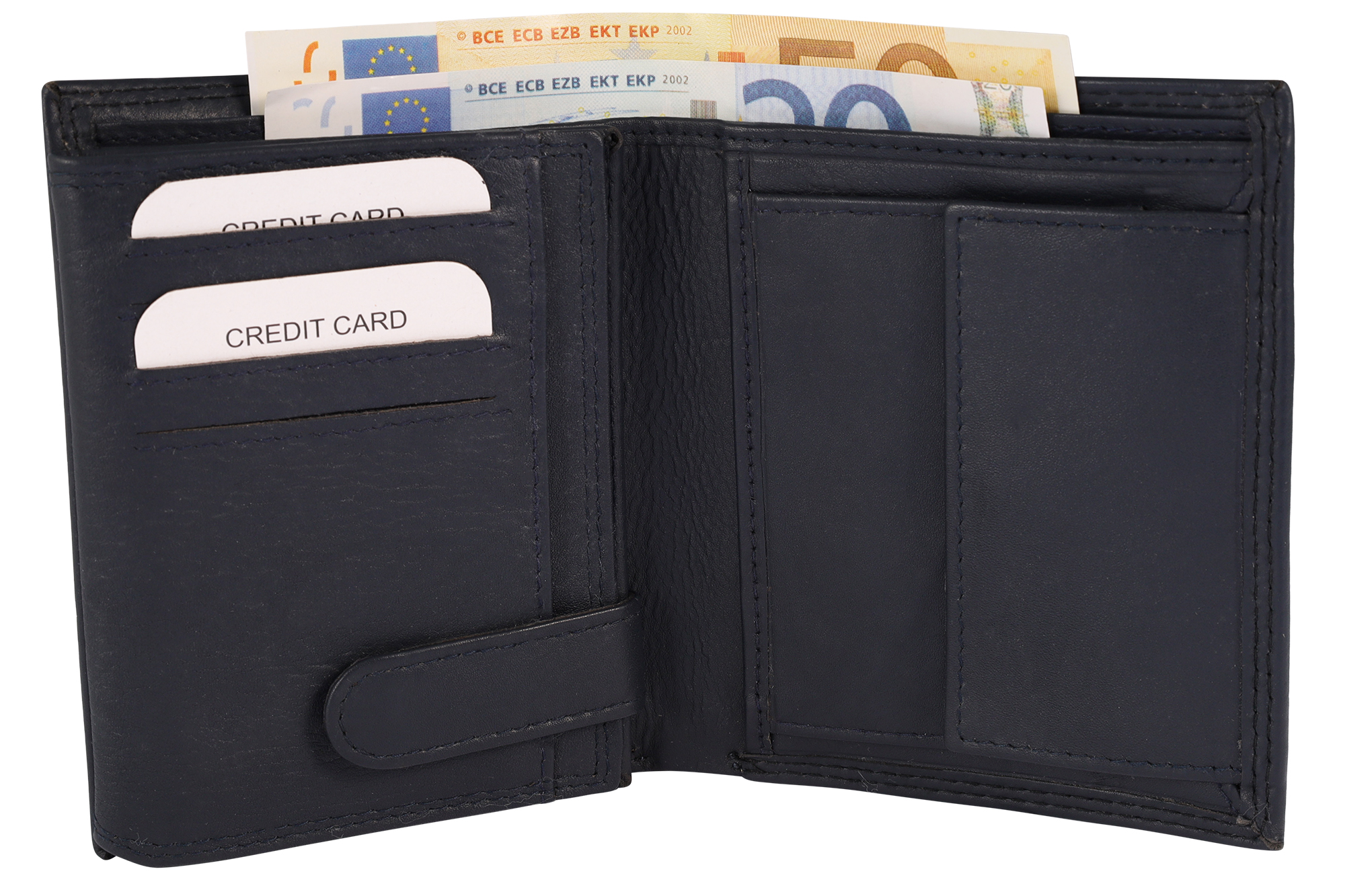 Leonardo Verrelli Echtleder (Nappa) Geldbörse, RFID, Hochformat