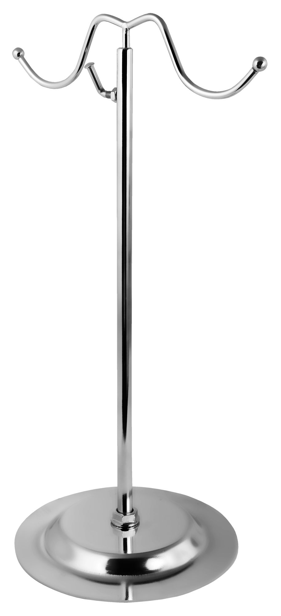 Taschenständer aus Edelstahl, 40-67 cm höhenverstellbar