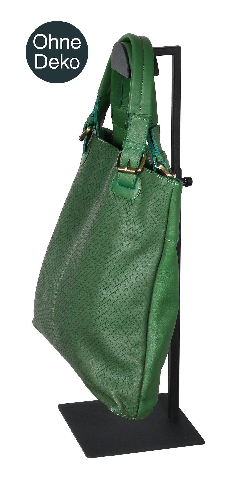 Verkaufsständer für Handtaschen, Edelstahl, höhenverstellbar