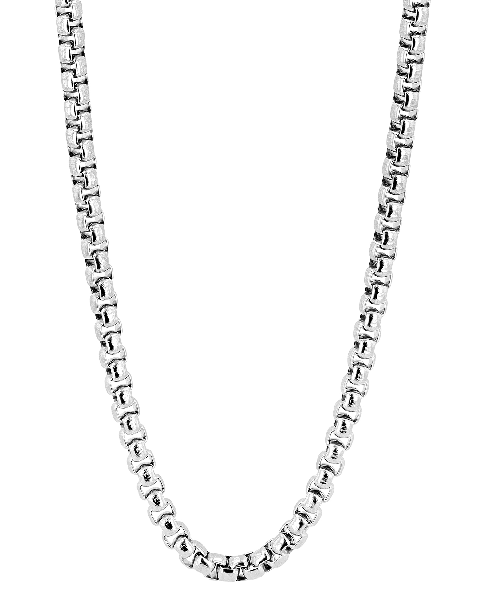 "Celissa" Veneziakette, Edelstahl, silberfarben, 40 cm/ 3 mm