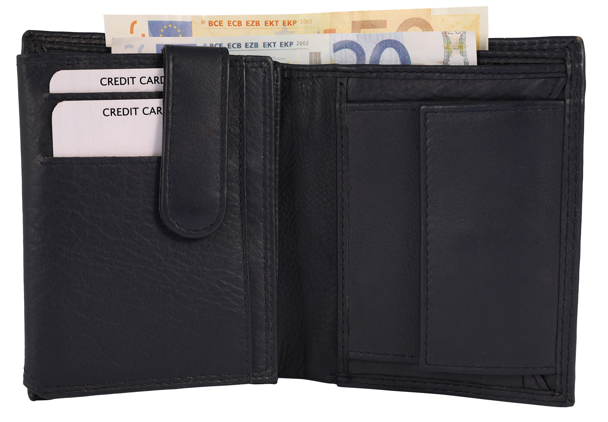 Leonardo Verrelli Echtleder (Nappa) Geldbörse, RFID, Hochformat
