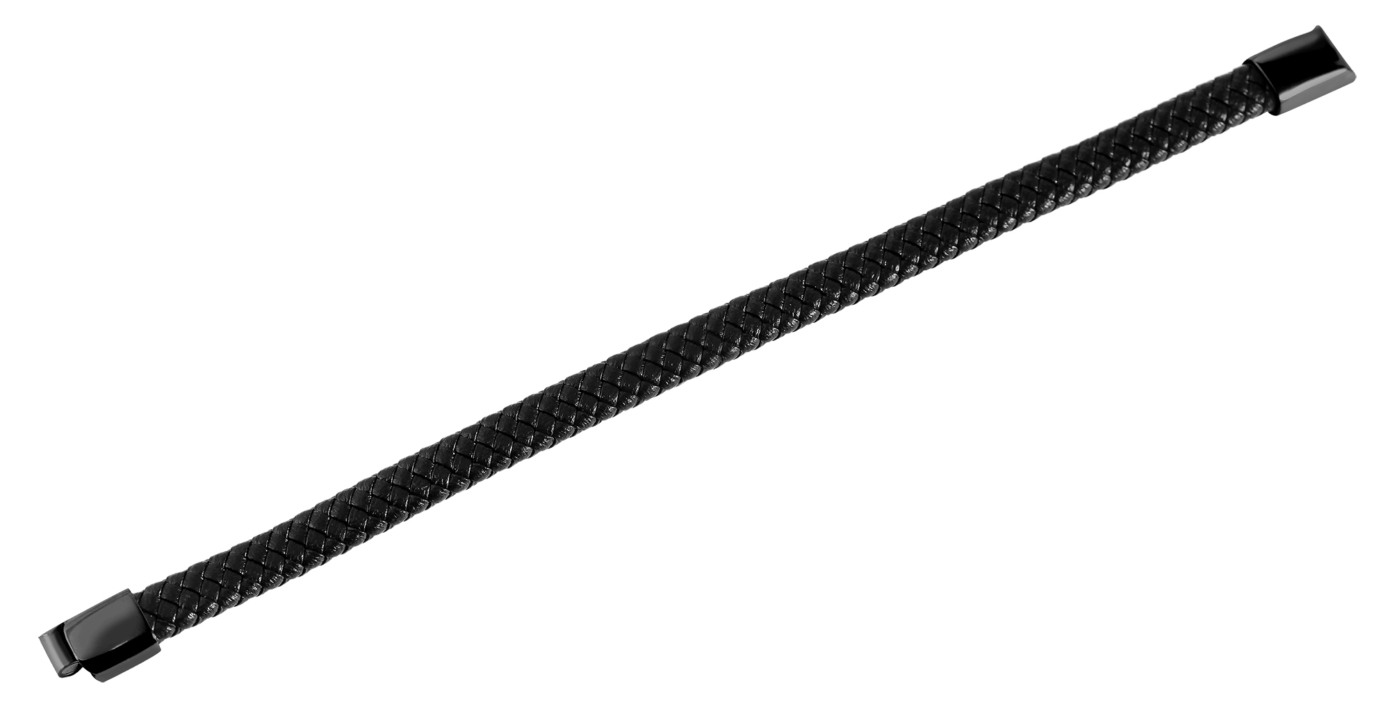 Akzent Echtlederarmband, geflochten
