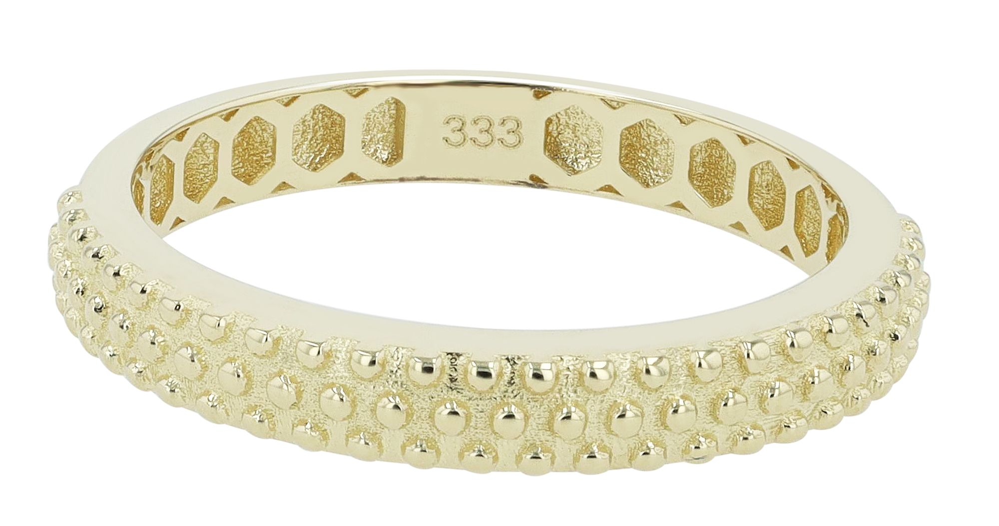 333/- Gold Ring "Amaia", 8 Karat, Gelbgold, Gr. 50