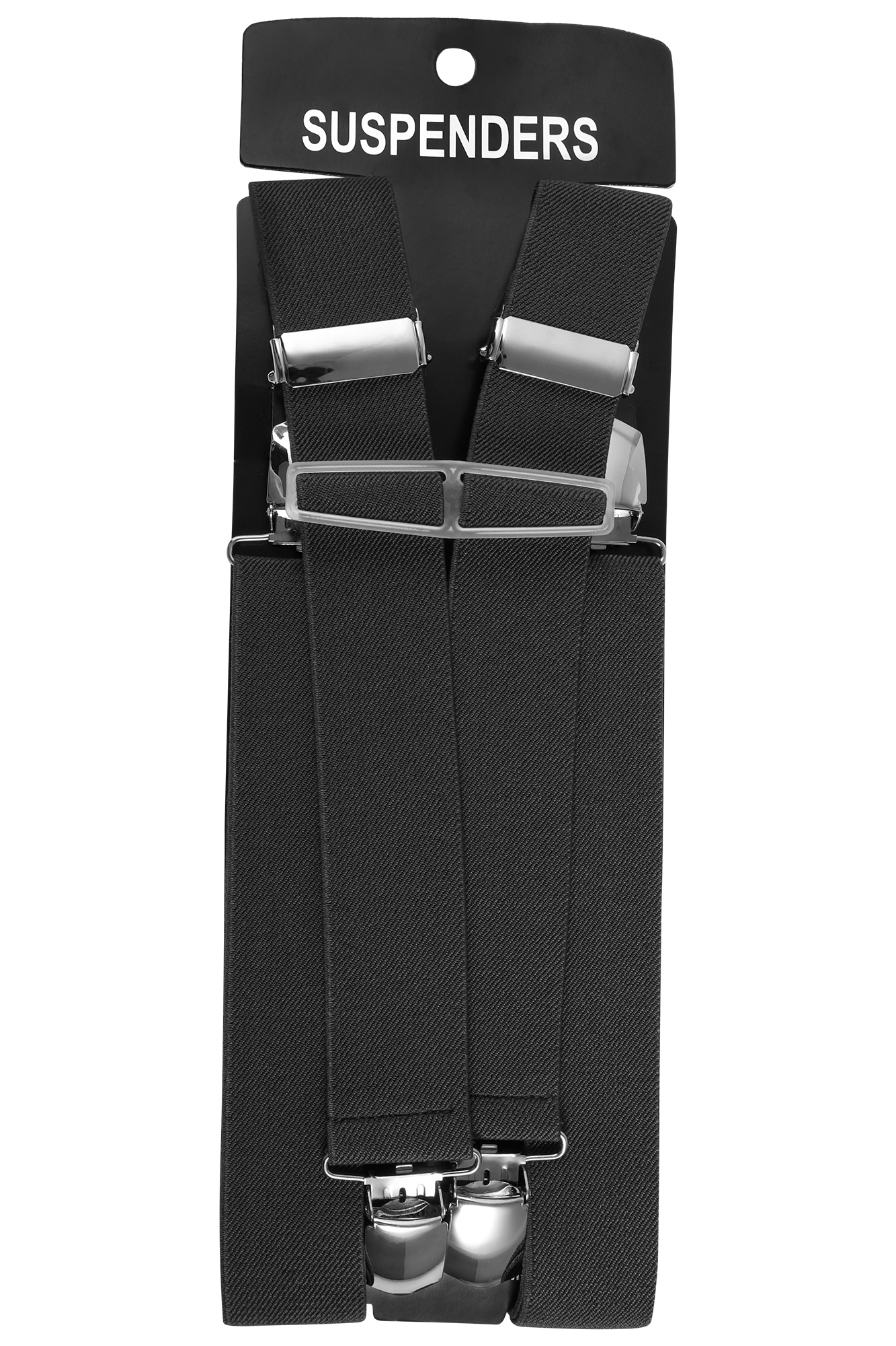 Hosenträger, 90 cm, elastisch, grau