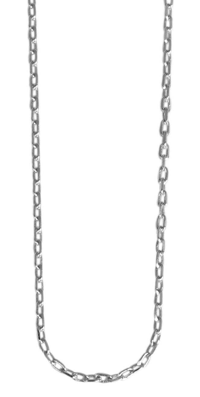Echtsilber Halskette aus 925/- Sterling Silber, 0,73g, Panzermuster, Breite 0,5 mm, Stärke 0,6mm