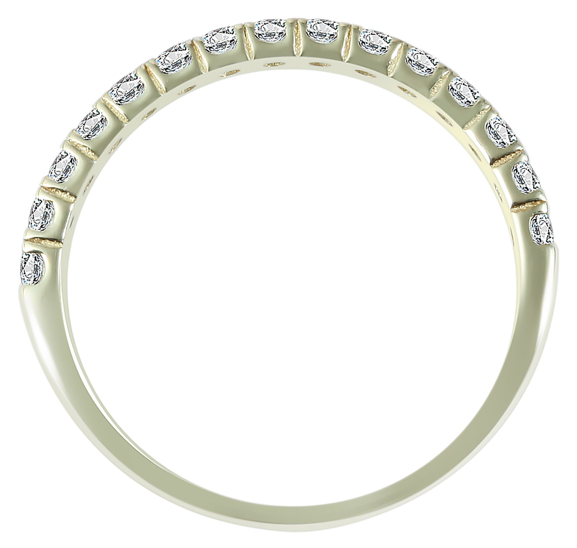 333/- Gold Ring "Alison" mit Zirkoniabesatz, Gelbgold, 8 Karat, Gr. 60