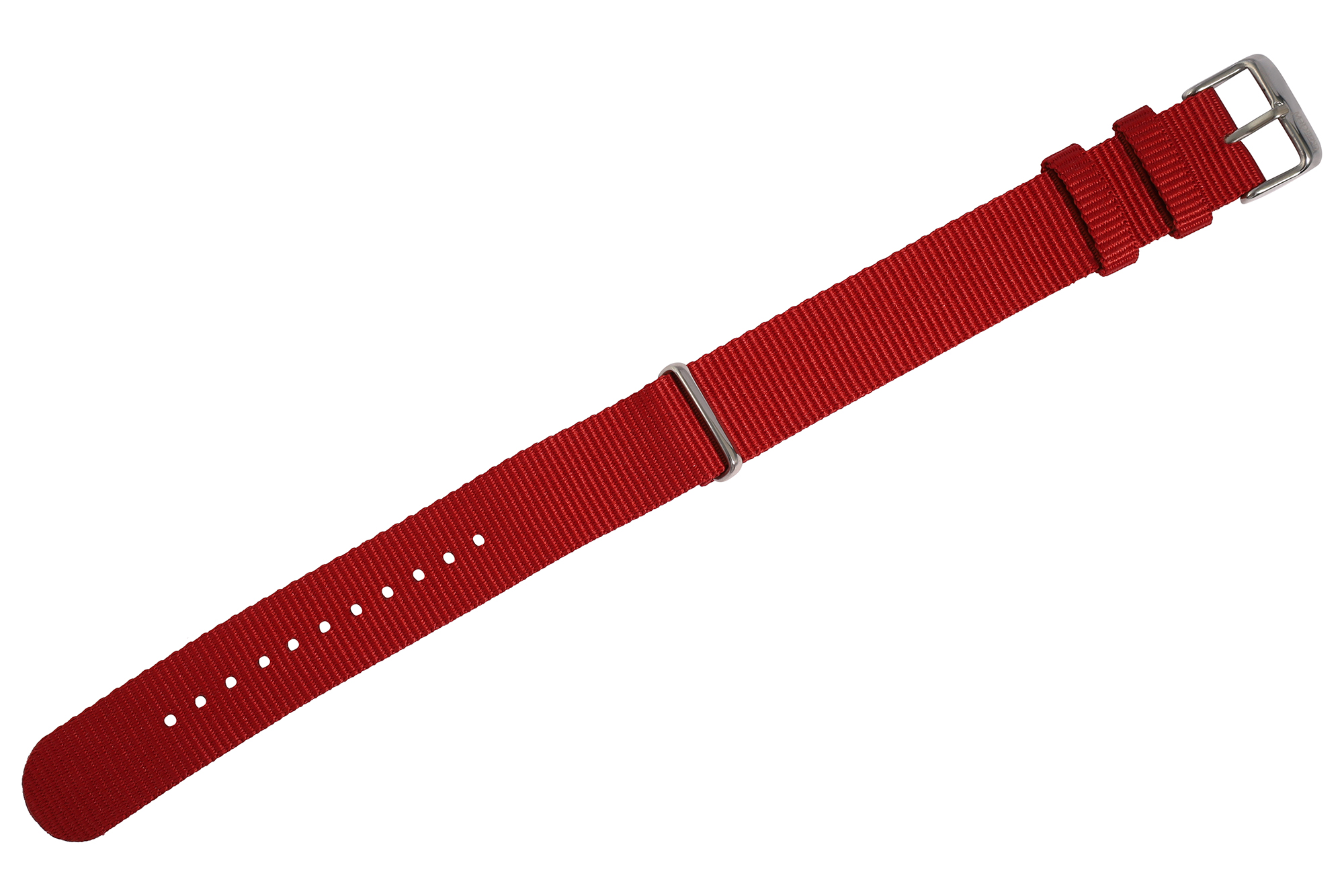 Moderno Milano - Nylon-NATO-Band, 20 mm (rot)