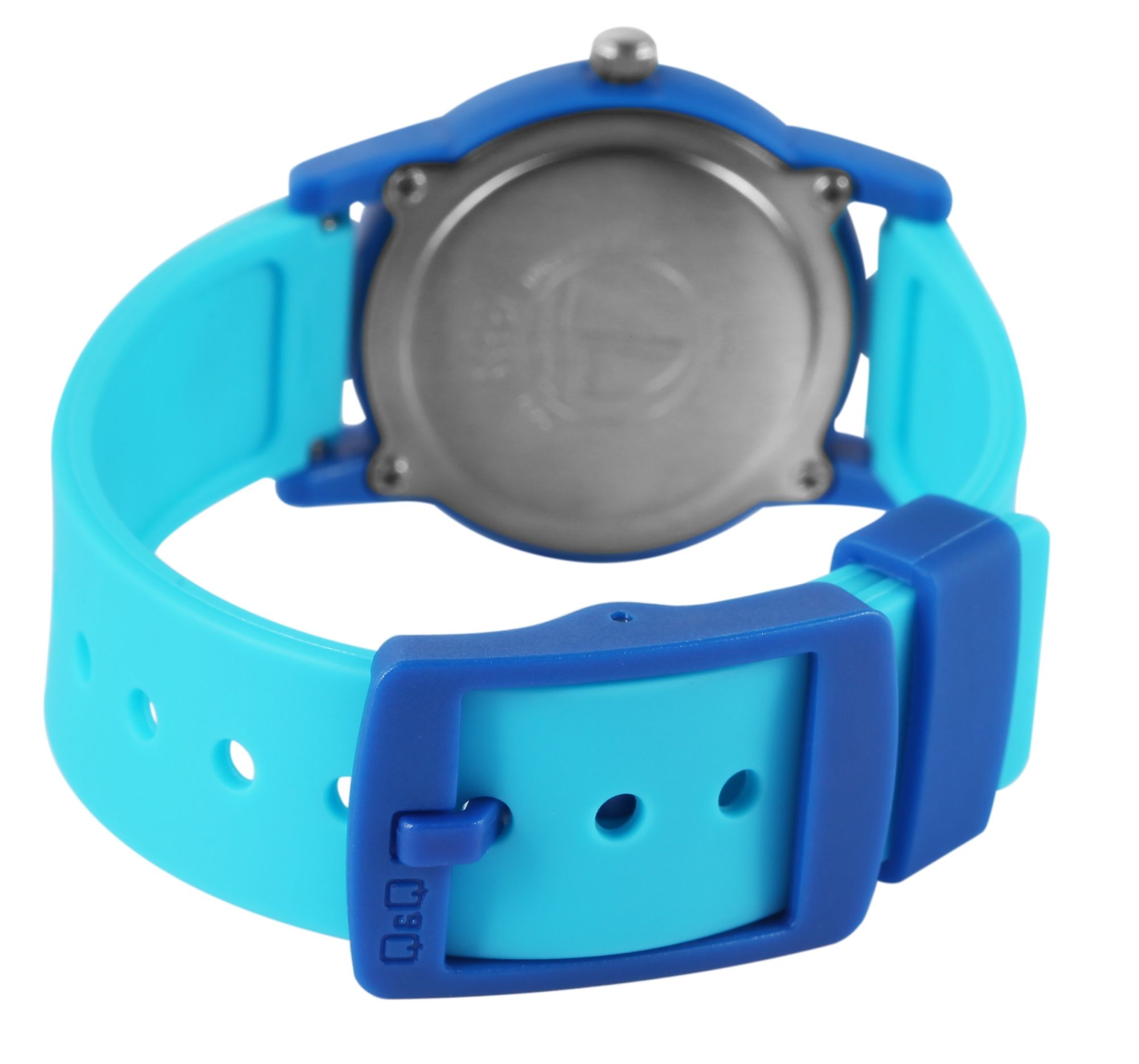 Q&Q Kinderuhr "Flugzeug", Band aus Resin, 10 ATM