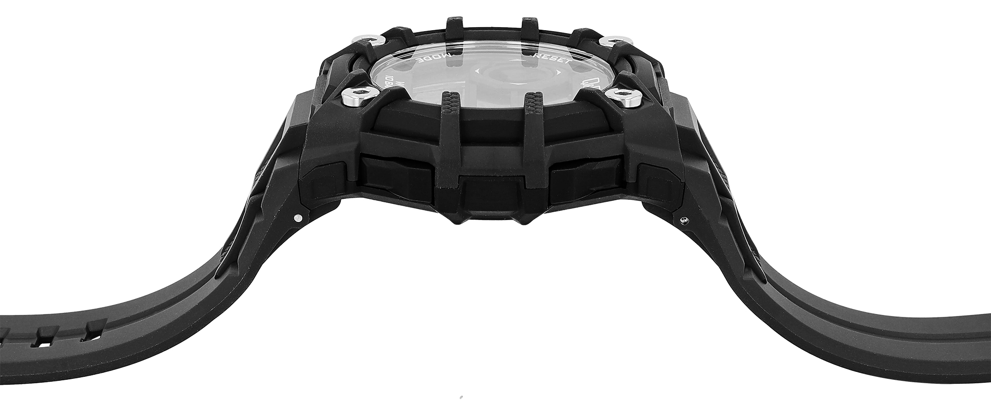 Q&Q Herren Digitaluhr, Silikonarmband, multifunktion, schwarz