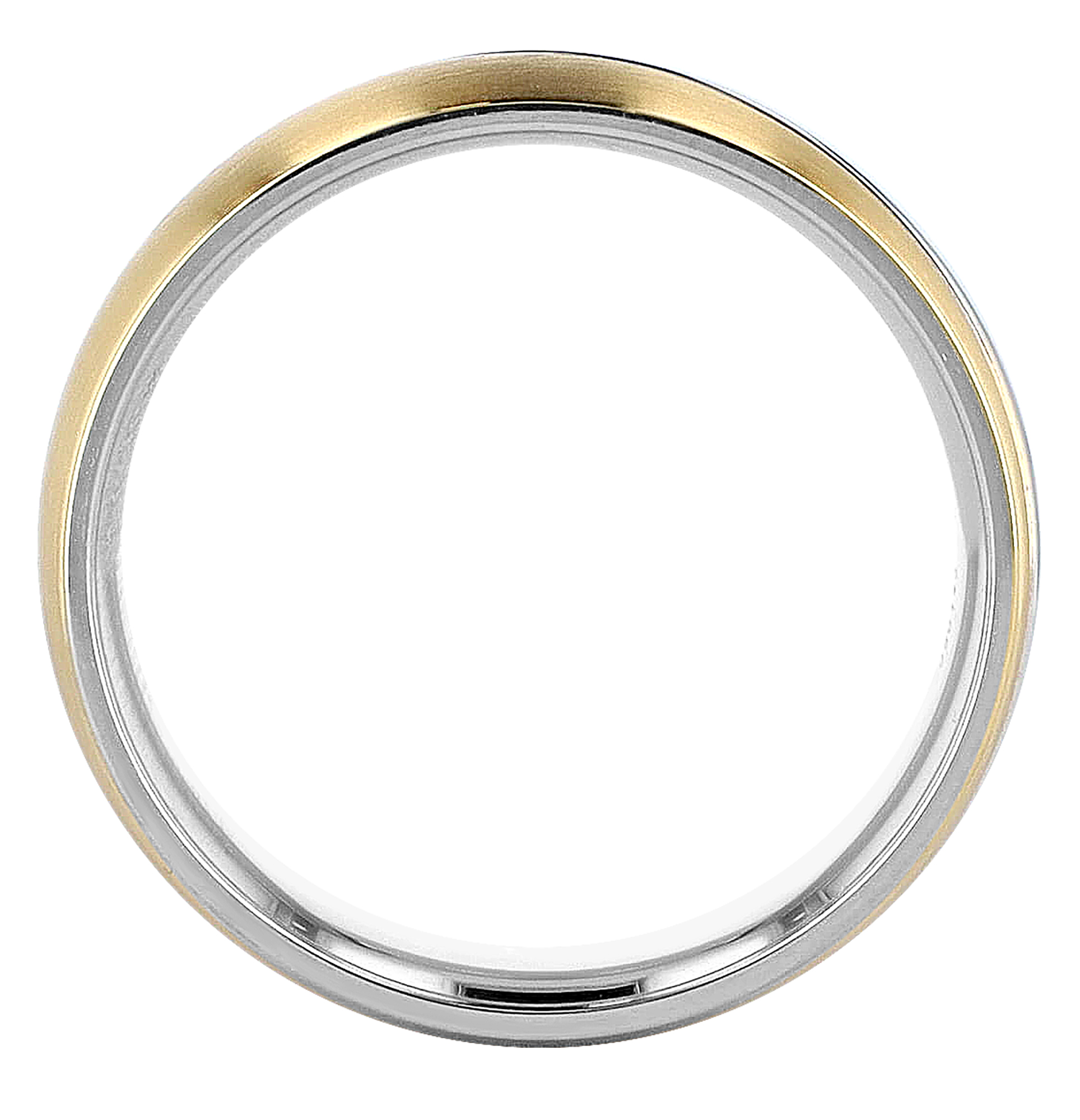 "Tempting Sweet" Edelstahl Herren-Partnerring, bicolor, Gr. 58