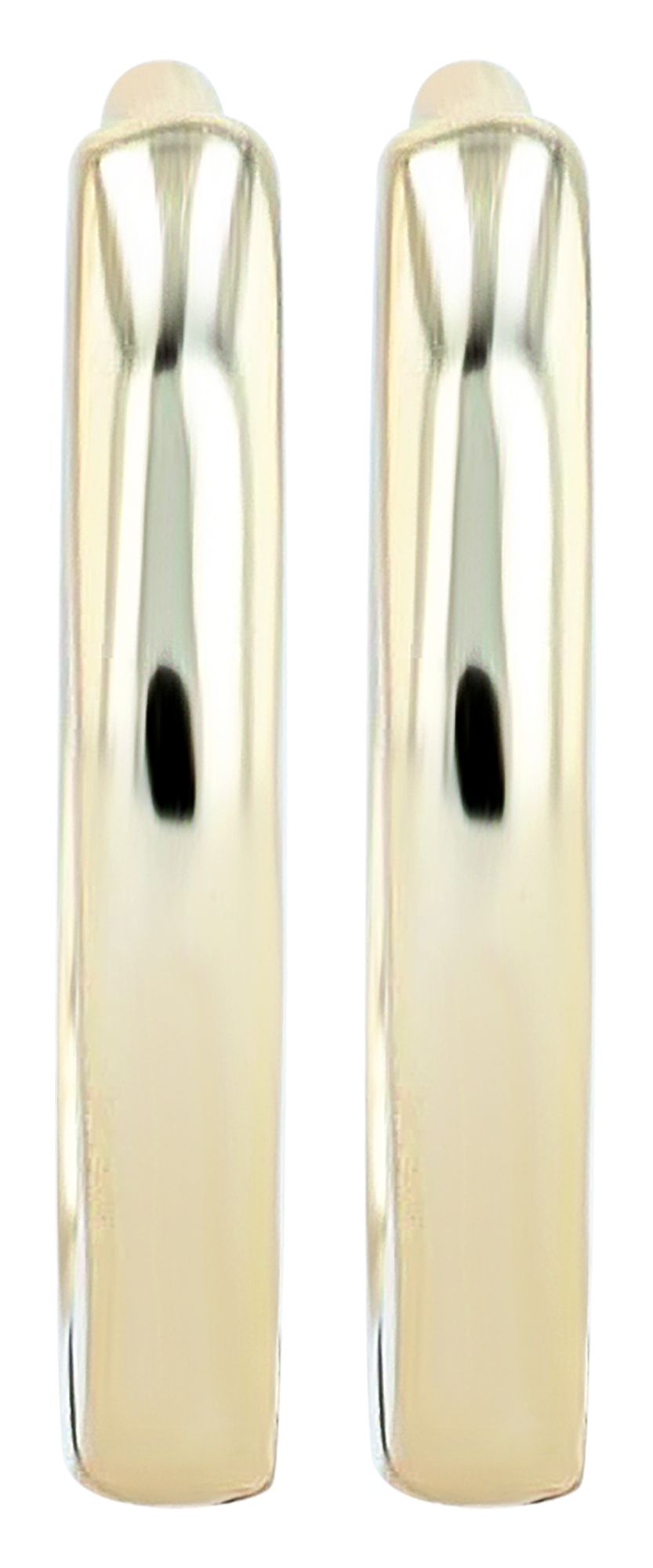 "Veera" 925/- Echt Silber, Basic Creolen Ø 10 mm, vergoldet