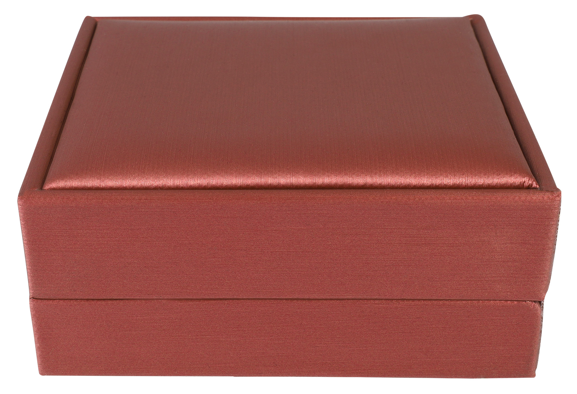 Schmuckbox (Kette) 9 x 9 cm, Kunststoff, rot, VE10