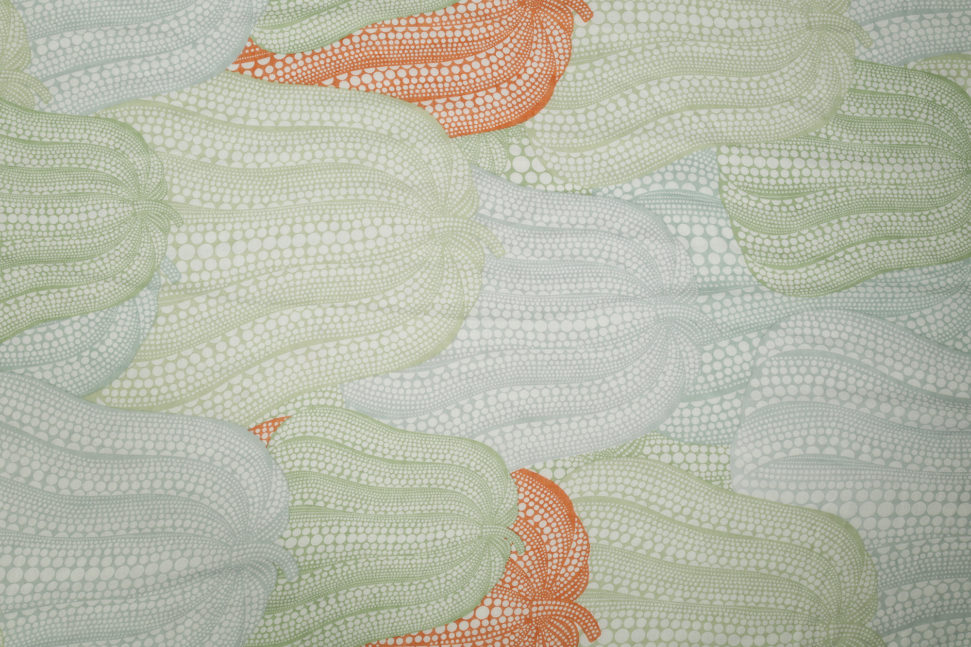 Schalpaket , grün/orange 80 x 180 cm, 100% Viskose, VE 4